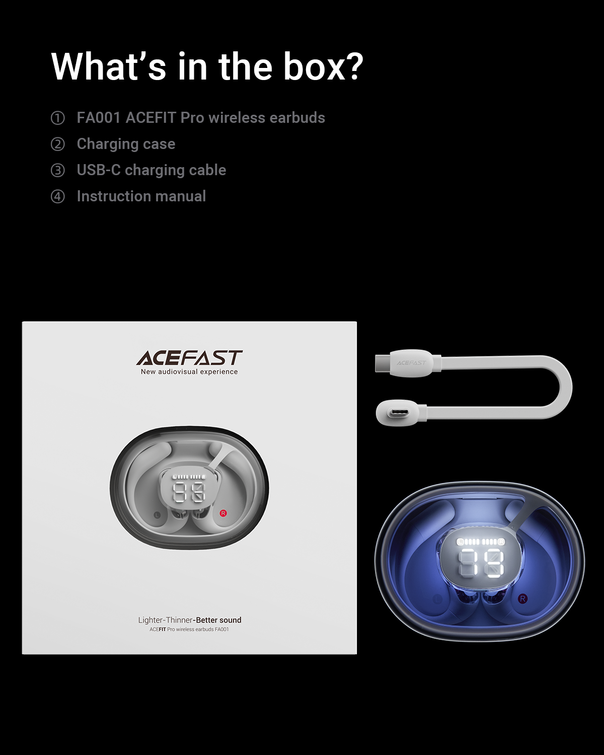 Acefit Pro Open-ear Headphones for Sports