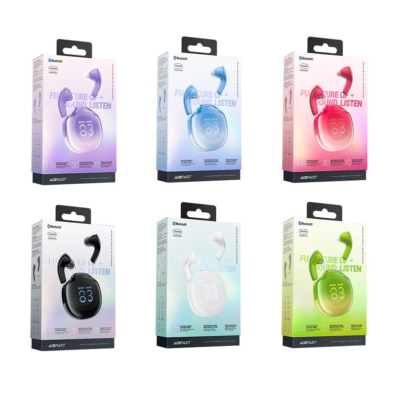 Honey pomelo red T9ACEFASTACEFAST T9 Crystal (Air) Wireless EarbudsHoney pomelo red T9