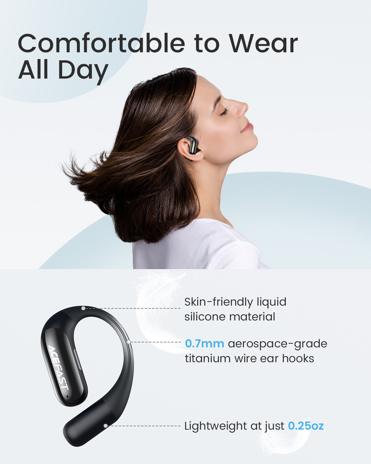 Acefit Air Open-ear Headphones for Sports